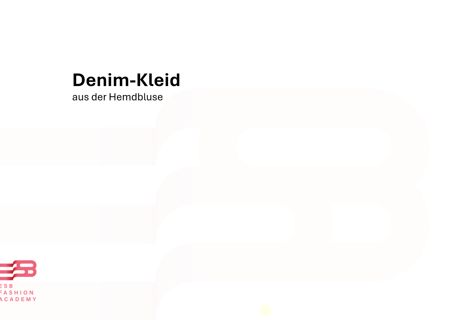 anleitung denim kleid
